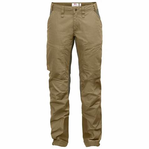 Fjallraven Abisko Hiking Pants Khaki Singapore For Women (SG-492031)